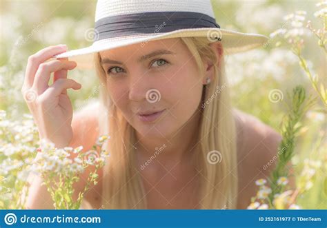 cute blonde girl with fresh skin outdoor portrait stock image image of makeup cosmetology