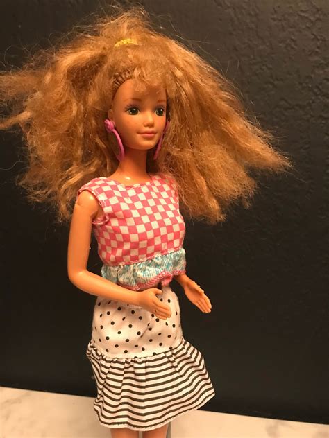 Barbie Mattel 1985 Crimped Hair 80s Valley Girl Outfit Etsy UK