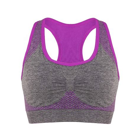 Ladies Breathable Seamless Sexy Crop Top Fitness Yoga Sport Bra Buy