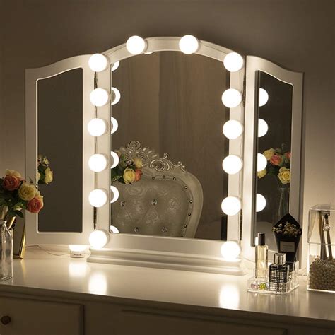 Hollywood Led Vanity Mirror Lights With Dimmable Light Bulbs Chende L