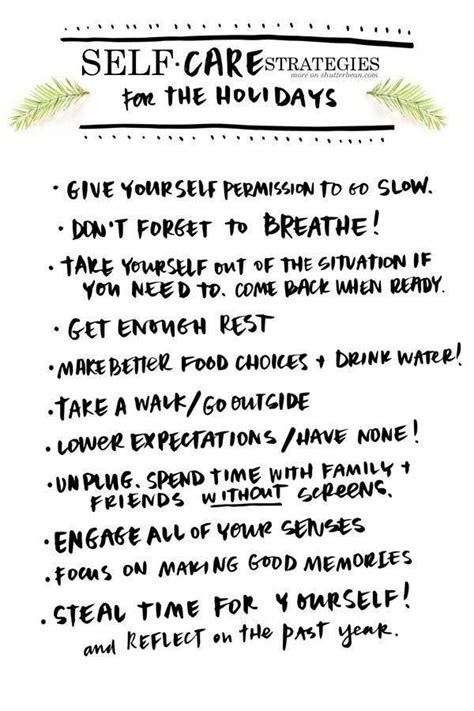 Self Care Strategies For The Holidays From Ww Dupage County Self