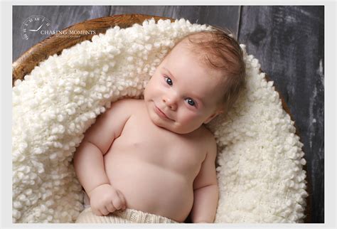 2 Month Old Baby Boy Older Newborn Session Outdoor Baby Photography