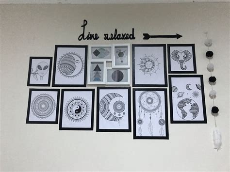 #Dibujos #pared #decoracion #manualidades #habitacion # ...