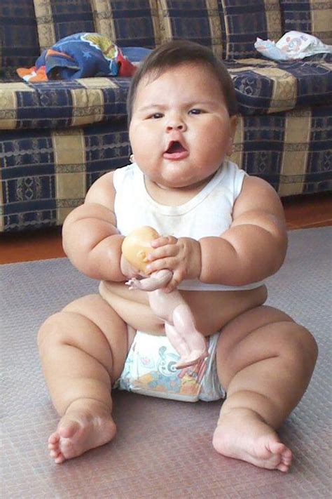 Give or take a few pounds for a child. 44-Pound Baby Weighs as Much as a 5-Year-Old