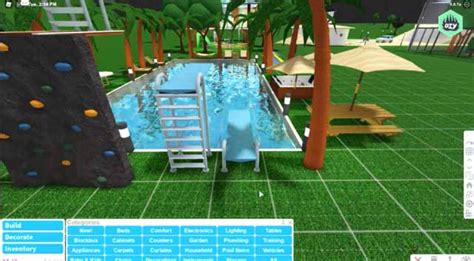 How To Build Your Own Backyard Pool And Jacuzzi On Bloxburg Diy