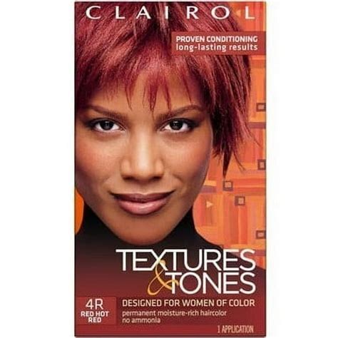 Clairol Textures And Tones Hair Dye Ammonia Free Permanent Hair Color 4r