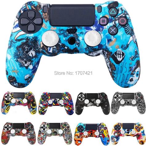 Ps4 Non Slip Silicone Rubber Cover Case For Playstation 4 Controller