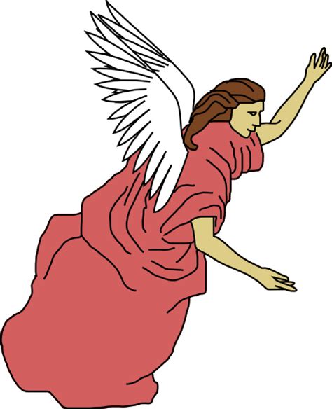 Flying Angel Clip Art At Vector Clip Art Online Royalty