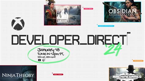 Conférence Xbox Developerdirect à Suivre Ici En Direct à 21h