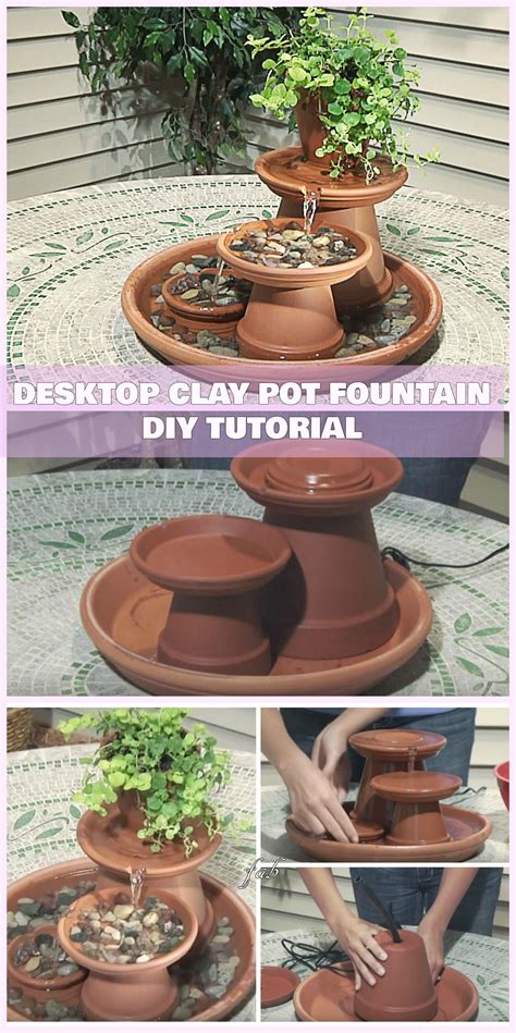Diy Terracotta Clay Pot Fountain Projects Clay Pot Projects Diy