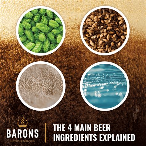 Beer 101 The 4 Main Beer Ingredients Explained
