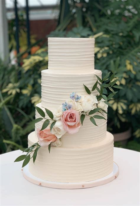 banded buttercream wedding cake whipped bakeshop philadelphia