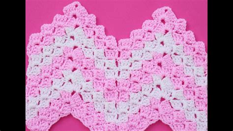 Colección de videos paso a paso de como realizar lindos puntos en crochet. Una puntada zig zag a crochet diferente en relieve C3 ...