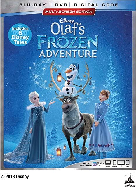 Olafs Frozen Adventure Plus 6 Disney Tales Blu Ray Bilingual