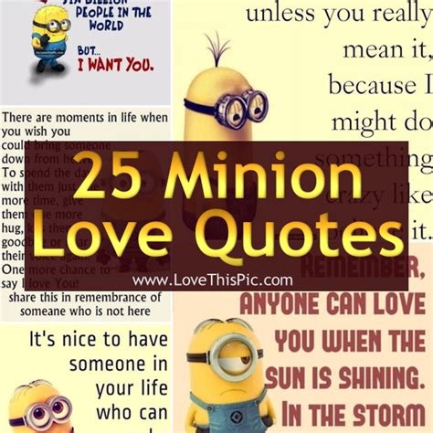 25 Minion Love Quotes