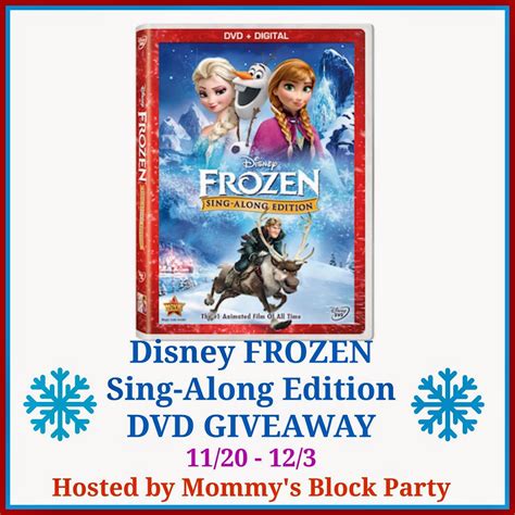 Disney Lights Up Your Holidays With An All New Dvd Frozen Sing Along