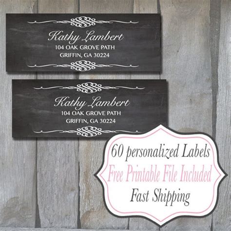 Choose from one of our free address labels templates at overnight prints or upload your own design! 21+ Return Address Label Templates - Free Sample, Example ...