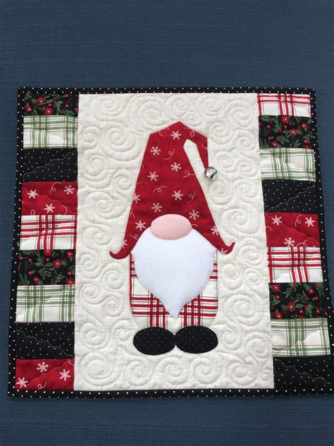Christmas Gnomes Quilt Fabric Idalias Salon
