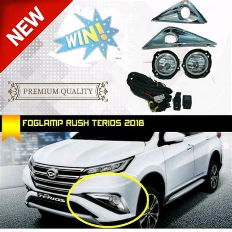 Jual Fog Lamp Daihatsu All New Terios Rush Ring Chrome Original