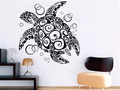 2017 New Brand Wall Decal Ocean Sea Turtle Animal Home Decor Vinyl Art