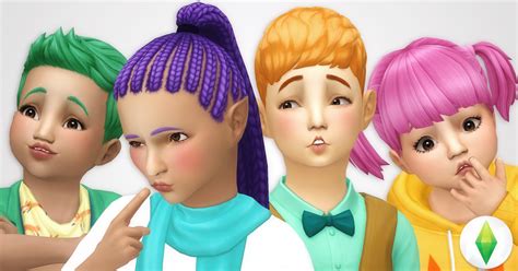 Sims 4 Colored Hair Mods Puzzlemeva