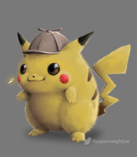 I Painted Chubby Gen 1 Detective Pikachu Oc Rpokemon