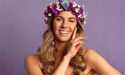 La primera finalista fue miss brasil, julia gama; La Miss Universo Argentina y su enorme compromiso social ...
