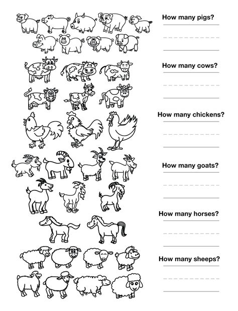We have over 10,000 free coloring pages that you can print at home. farm animals coloring pages printables preschool worksheet ...
