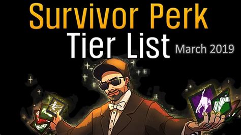 Games Tier List 12 Dead By Daylight Survivor Tier List