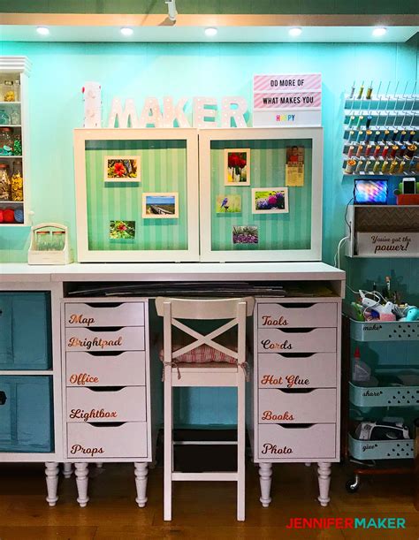 It is a computer desk, creating desk and so much more. The Best IKEA Craft Room Tables and Desks Ideas - Jennifer ...