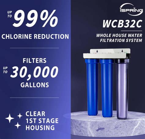 Ispring 3 Stage Whole House Water Filtration System W 20 In X 25 In