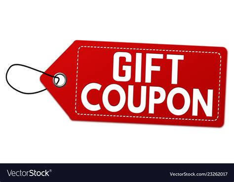t coupon label or price tag royalty free vector image