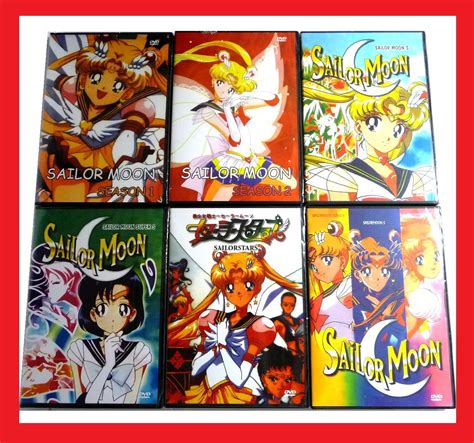 Used Sailor Moon Complete Tv Series Season 1 2 3 4 5 Movies R S Super