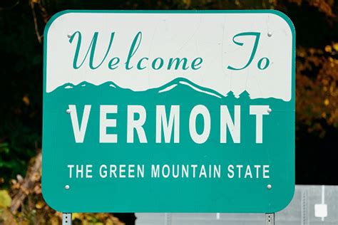 Vermont State Welcome Sign Stock Photo Download Image Now Istock