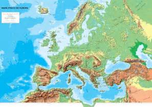 Información E Imágenes Con Mapas De Europa Fisico Político Y Para Colorear