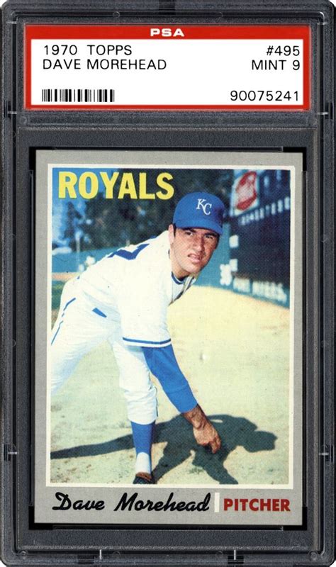 1970 Topps Dave Morehead Psa Cardfacts®