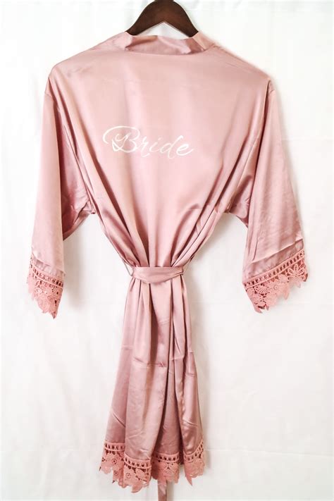 Bridal Party Robes Lace Robes Getting Ready Robes Bride Etsy