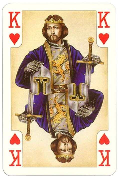 King Of Hearts From Arn De Gothia Deck Designed By Kaj Wistbacka