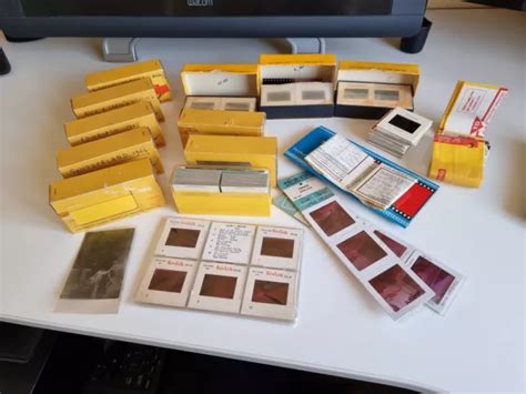 Kodak 35mm Photo Slide Storage Boxes Cases With Slides Bundle £1500 Picclick Uk