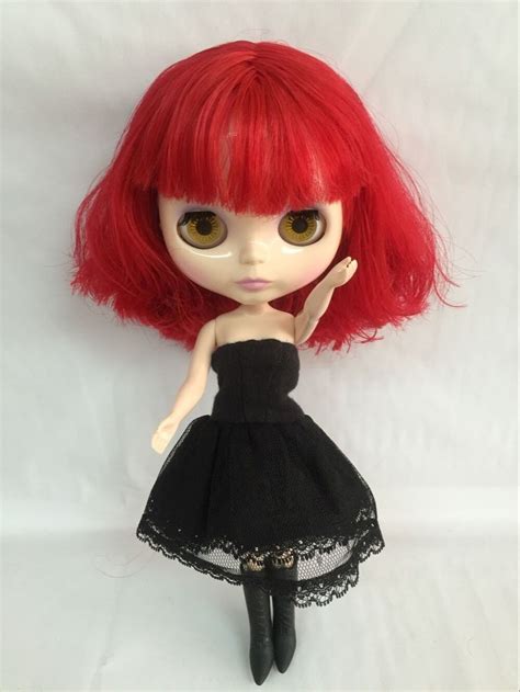 Nude Blyth Doll Red Hair Factory Doll Suitable For Change Shi458mei