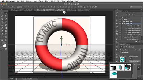 create 3d objects by inflating 2d photographs in photoshop cs6 extended youtube