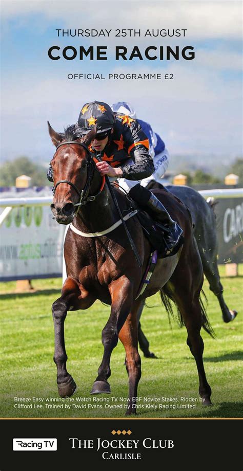 Carlisle Racecard - Thursday 25th August by Weatherbys - Issuu