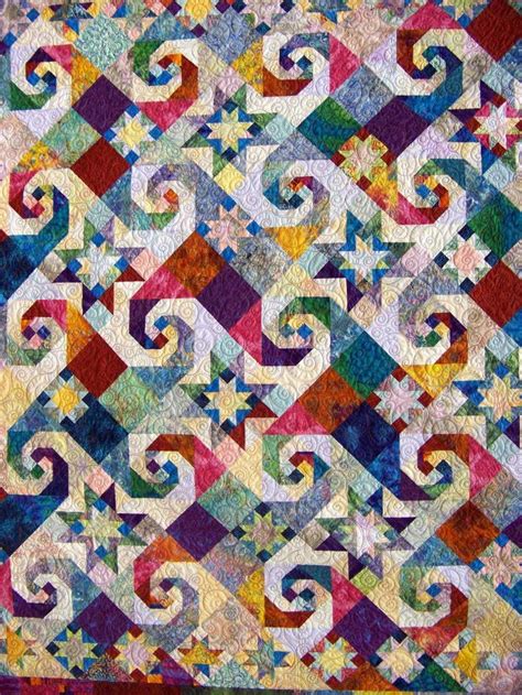 Snail Trail Quilt Ideas 012 From 32 Gorgeous Snail Trail Quilt You Must