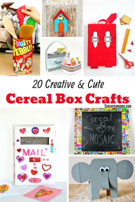 Conservamom 20 Diy Creative And Cute Cereal Box Crafts Conservamom