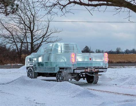 If Its Hip Its Here Archives A Driveable Truck Made Of Ice Makes