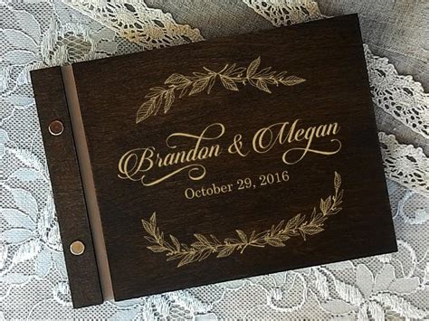 Cordially offers a couple of good explanations. Rustic Wedding Guest Book Personalised Wedding Guestbook ...