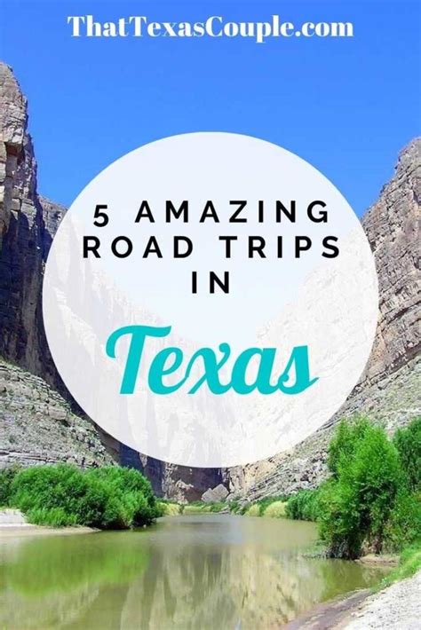 5 Awesome Road Trips In Texas To Take Now Trip Road Trip Planning