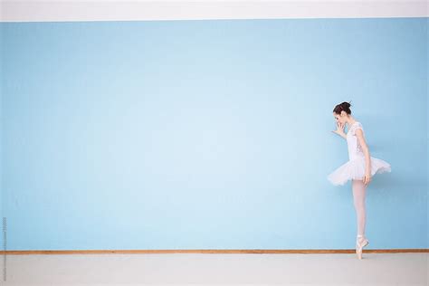 ballet dancer in pointe by stocksy contributor michela ravasio stocksy