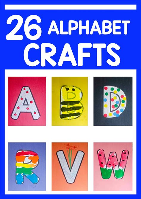 Alphabet Craft Bundle - Busy Toddler