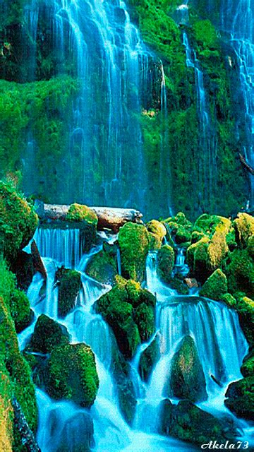 Awesome Colorful Waterfall ~ Dk Dulcekaramelo03 Waterfall Watercolor